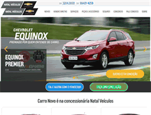 Tablet Screenshot of natalveiculos.com.br